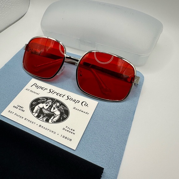 PSS Paper Street Shades Tyler Durden Fight Club NEW Oliver Peoples 523 Brad Pitt - Picture 9 of 17